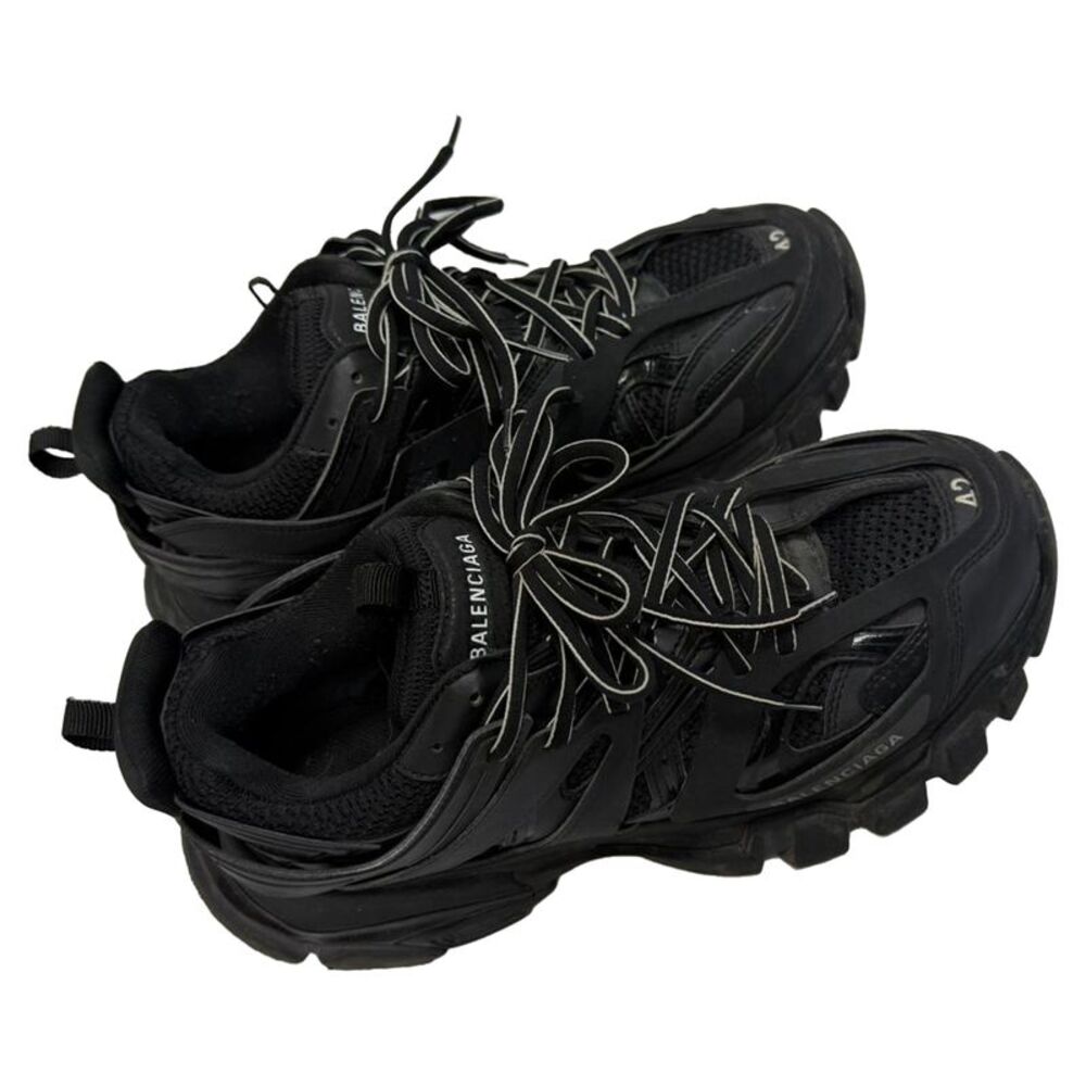Balenciaga Track Sneakers in Black Polyurethane - Picture 7 of 12